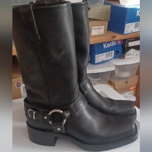 Frye Black Heeled Boots